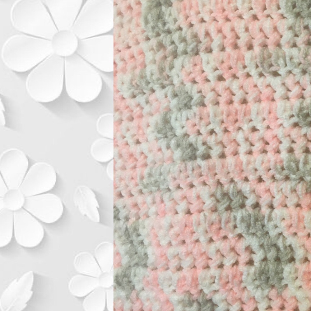 From Holl New Handmade 30inx34in Multi-use Afghan Pinky & The Brain Gray White